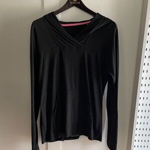 Oakley Women’s Black Hooded Super light weight hooded shirt